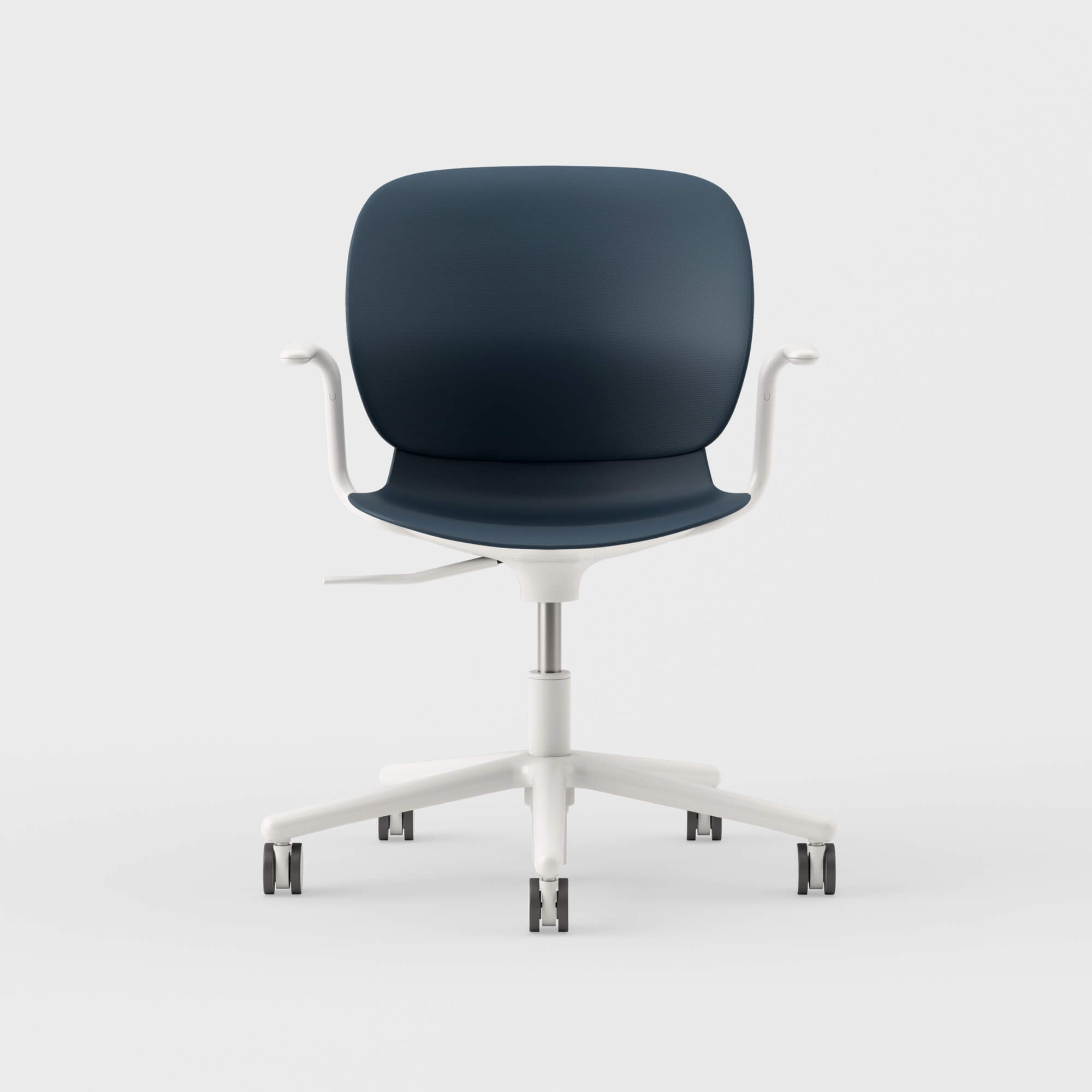 Maari Chair with 5-Star Base - Indigo (TR-1V) / Smooth Plaster (TR-PLS)