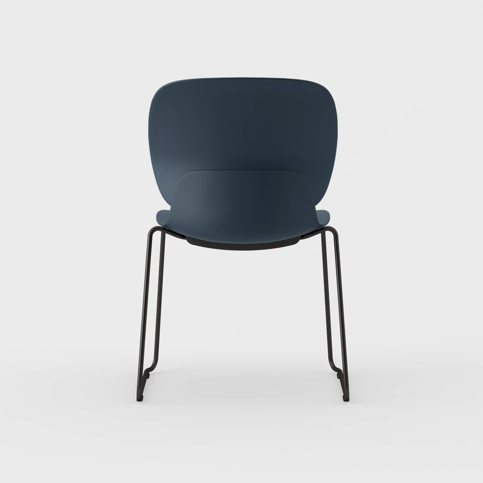 Maari Chair with Sled Base - Indigo (TR-1V) / Black (TR-F)