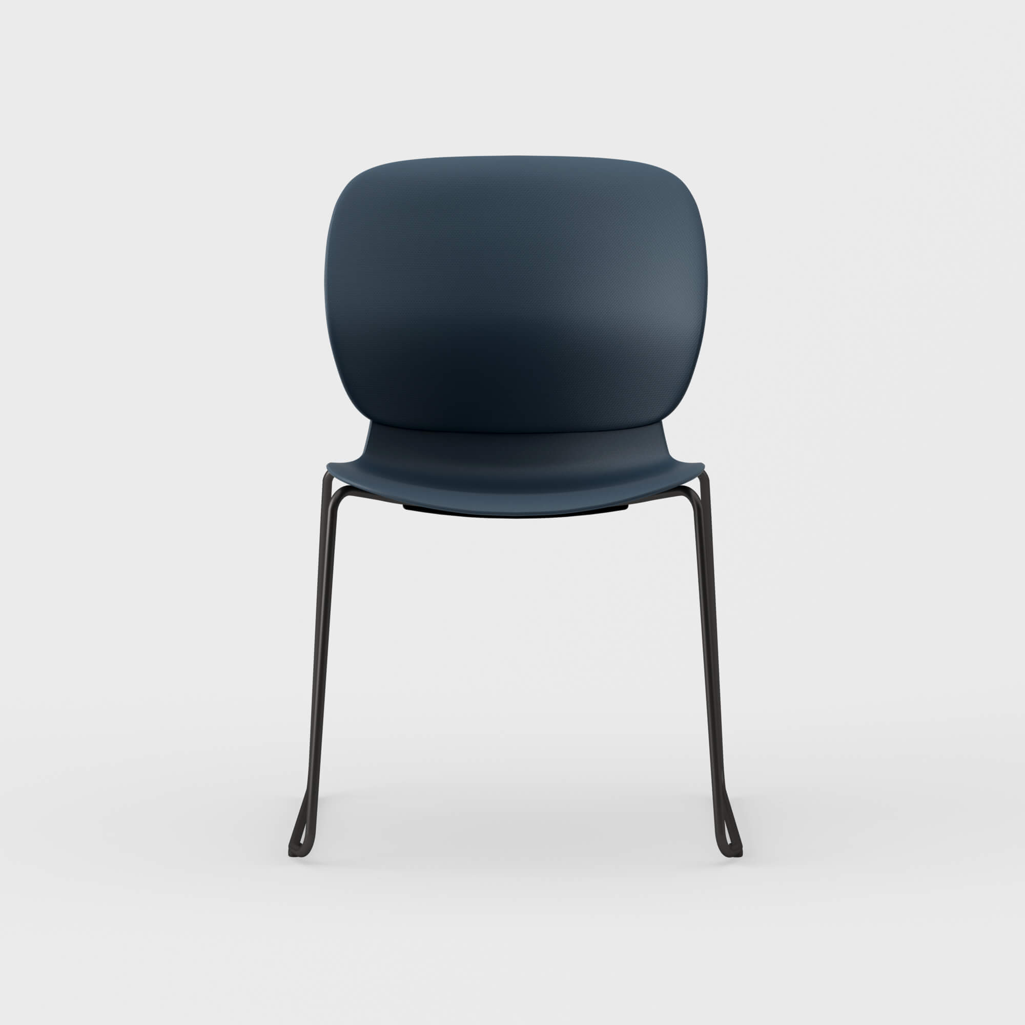 Maari Chair with Sled Base - Indigo (TR-1V) / Black (TR-F)