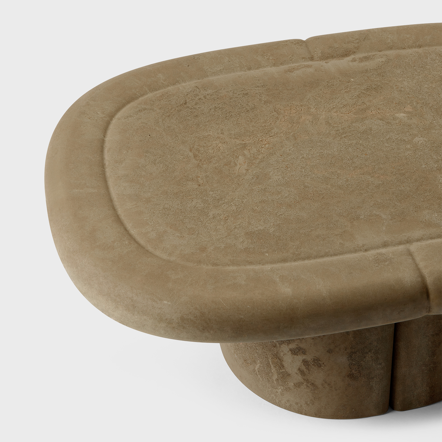 Alder Coffee Table - Oval / Biodegradable Earth Grey (MWA_EG)