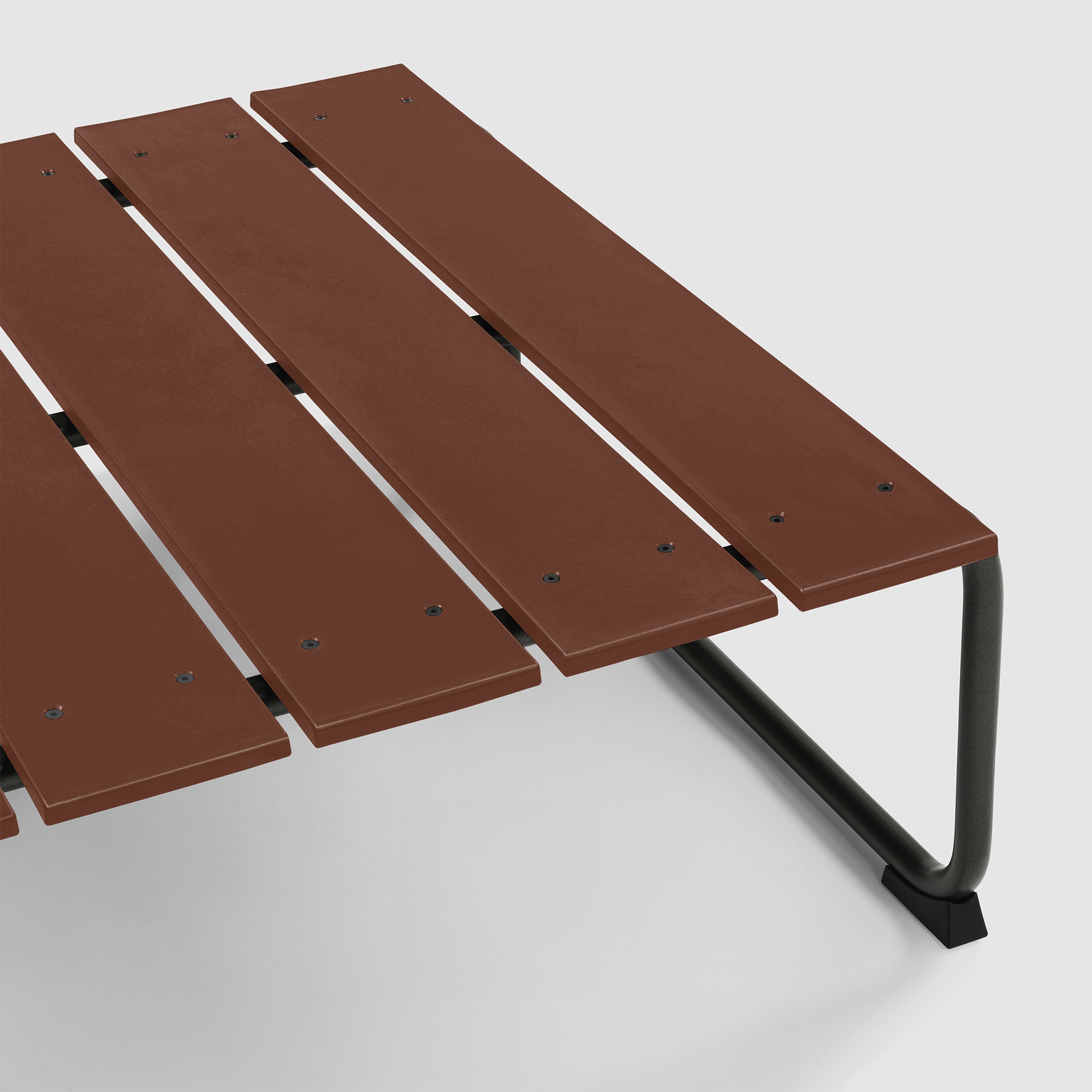 Ocean Outdoor Coffee Table - Burnt Red (MO_BR)