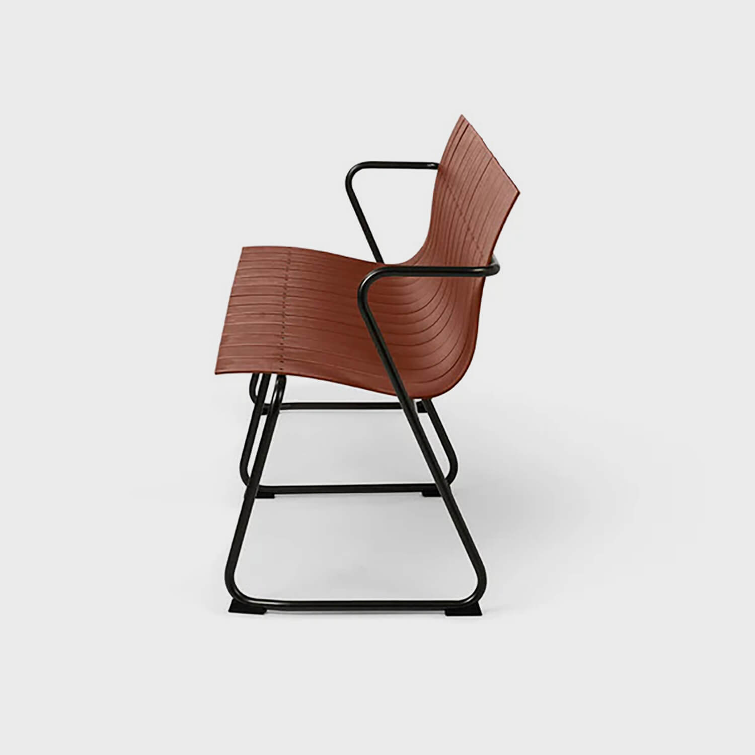 Ocean Outdoor Bench - Burnt Red (MO_BR)