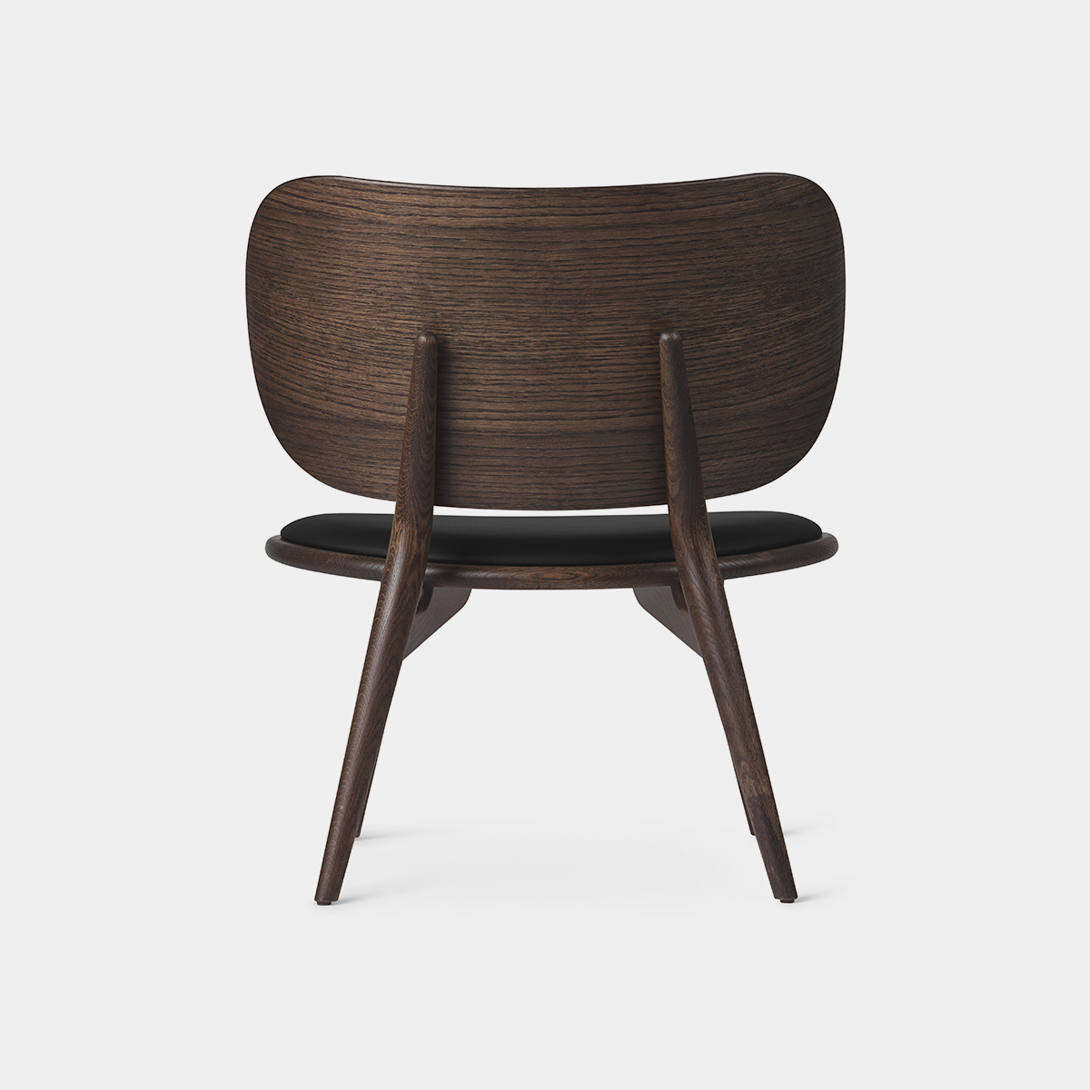 Mater Lounge Chair - Sirka Grey Stained Oak with Leather (MW_GO)