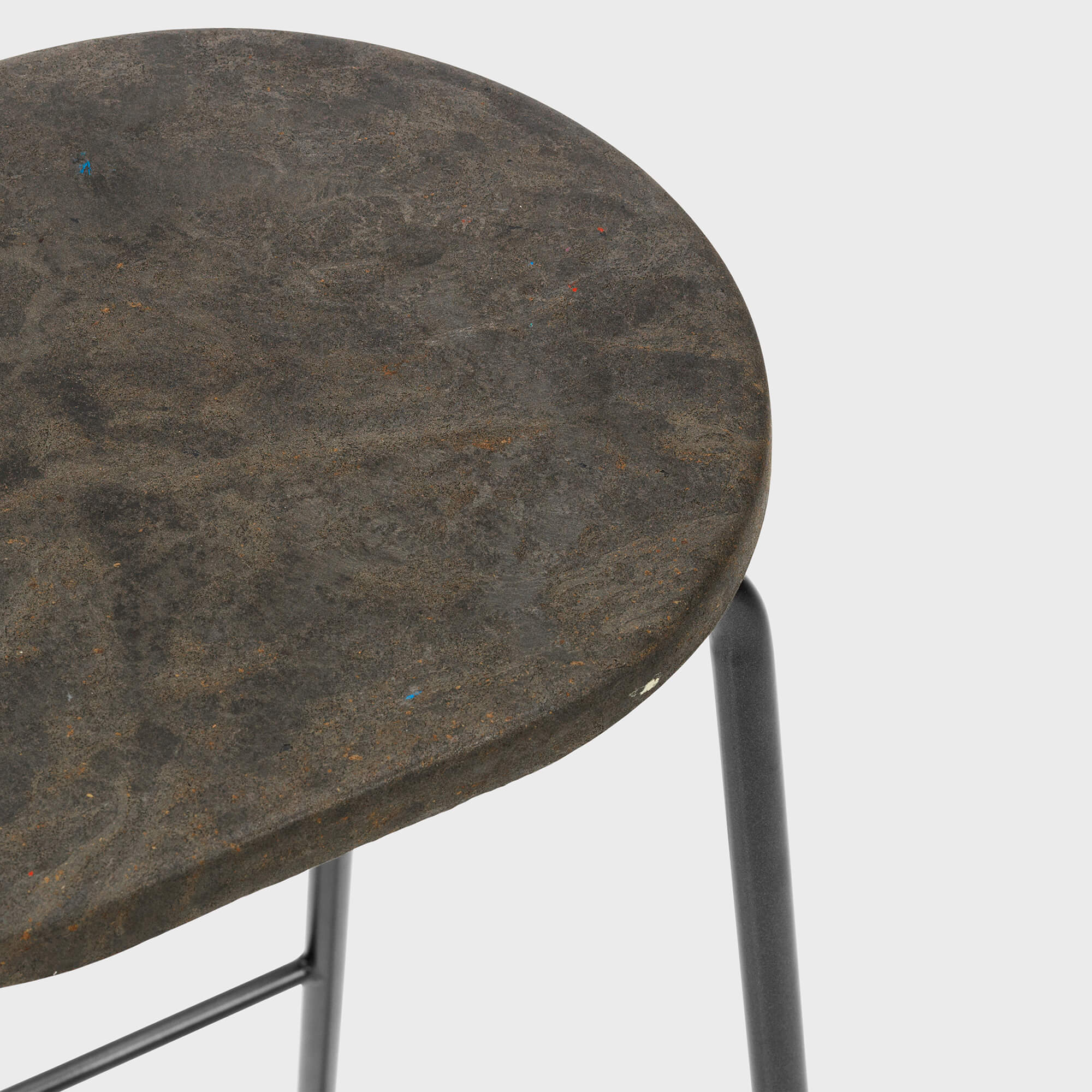 Earth Stool - Barstool / Coffee Waste Dark (M_CWD)