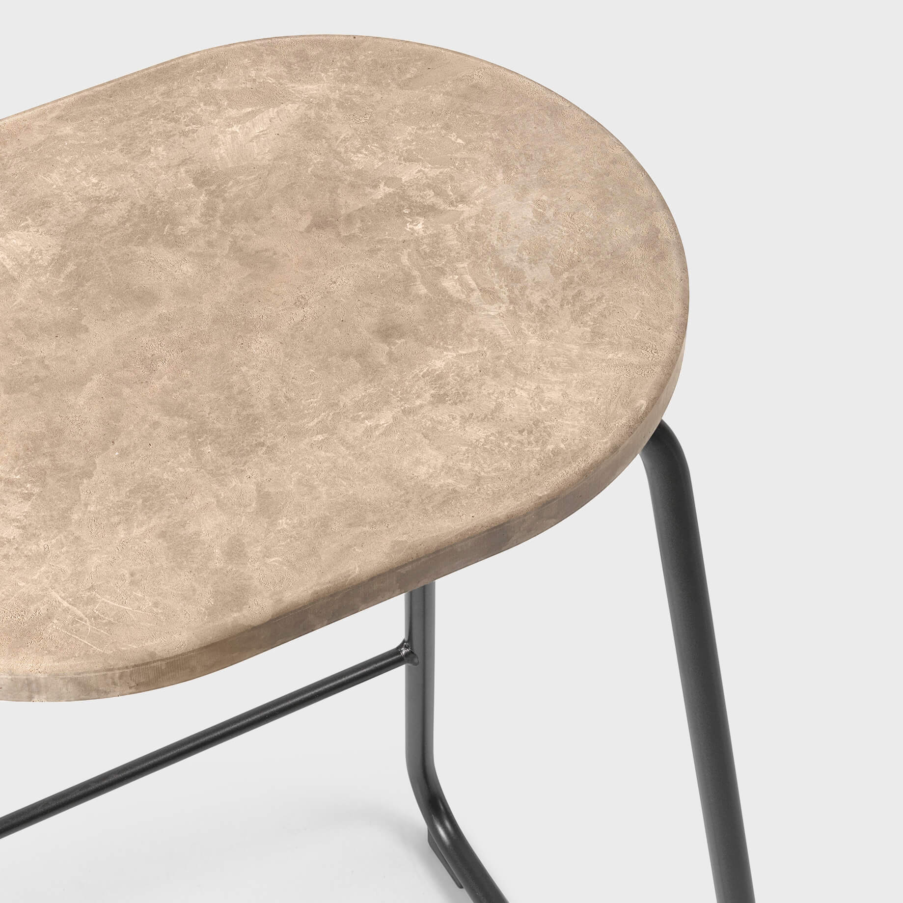 Earth Stool - Counter Stool / Coffee Waste Light (M_CWL)