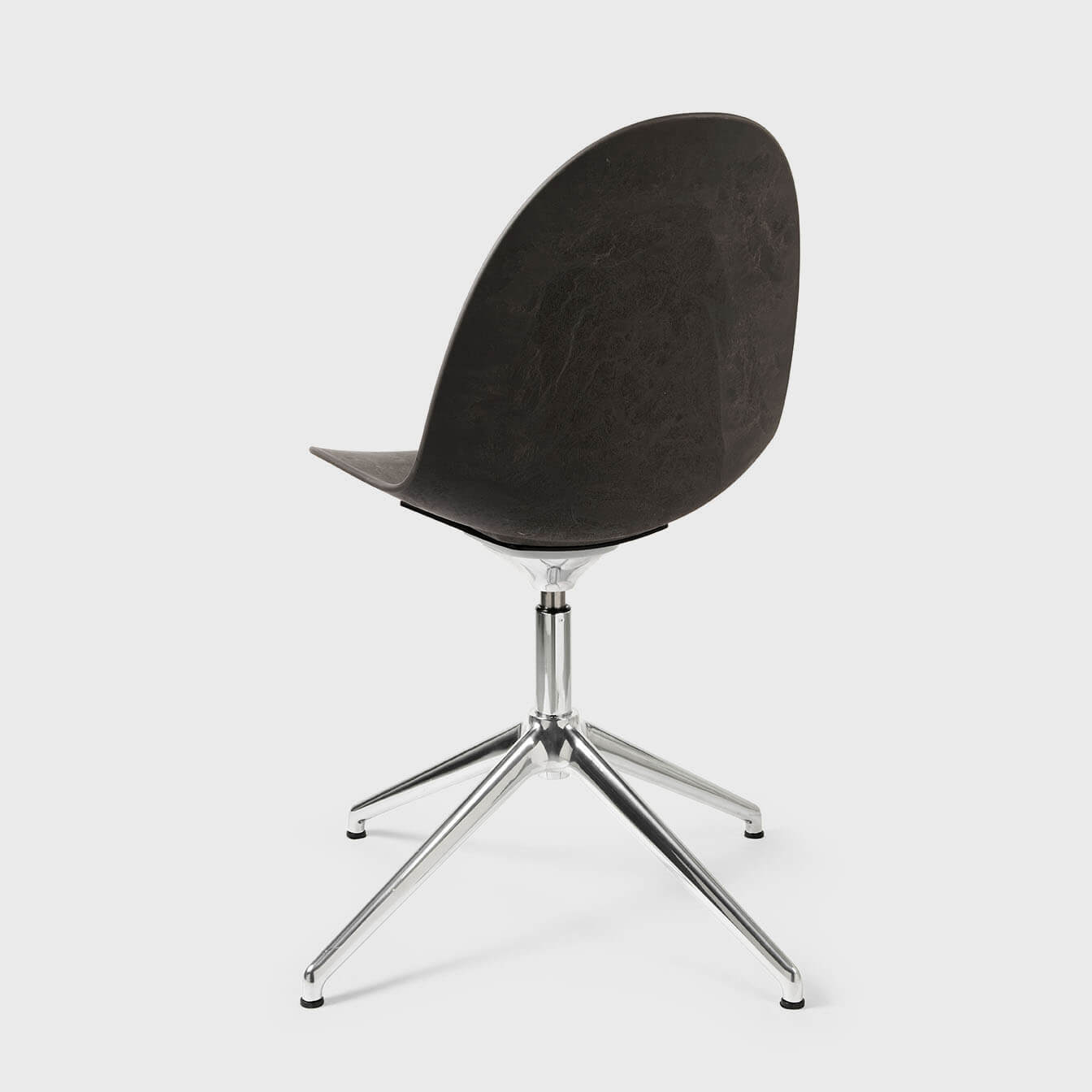 Eternity Swivel Chair - Coffee Waste Black (M_CWB) / Polished (PM-P) / Glides