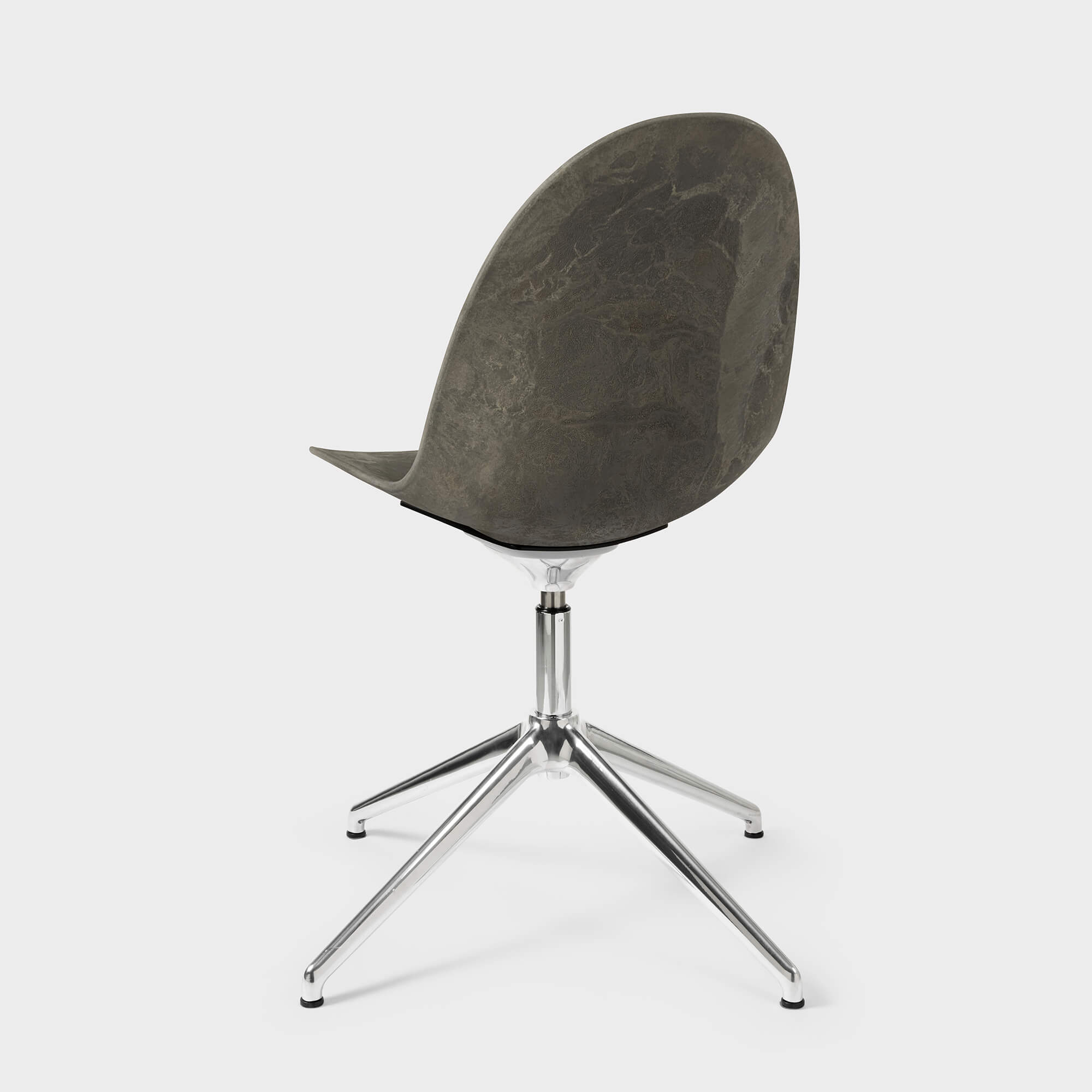 Eternity Swivel Chair - Coffee Waste Dark (M_CWD) / Polished (PM-P) / Glides