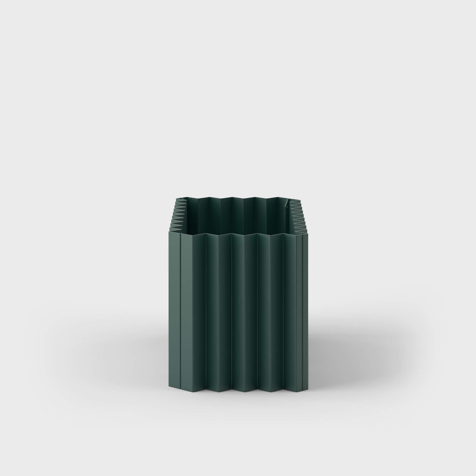 Tess Planter - Short Rectangle / Moss (S-FM)