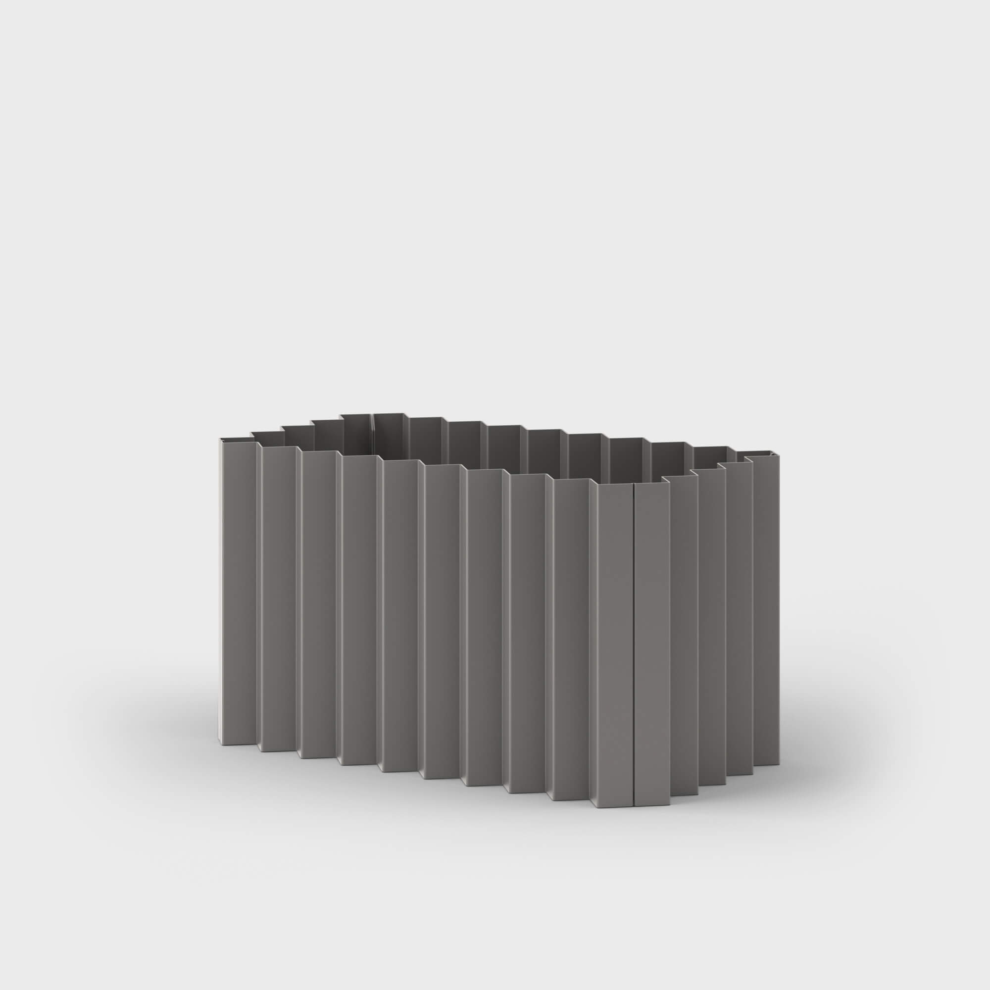 Tess Planter - Short Rectangle / Stone (S-ST)