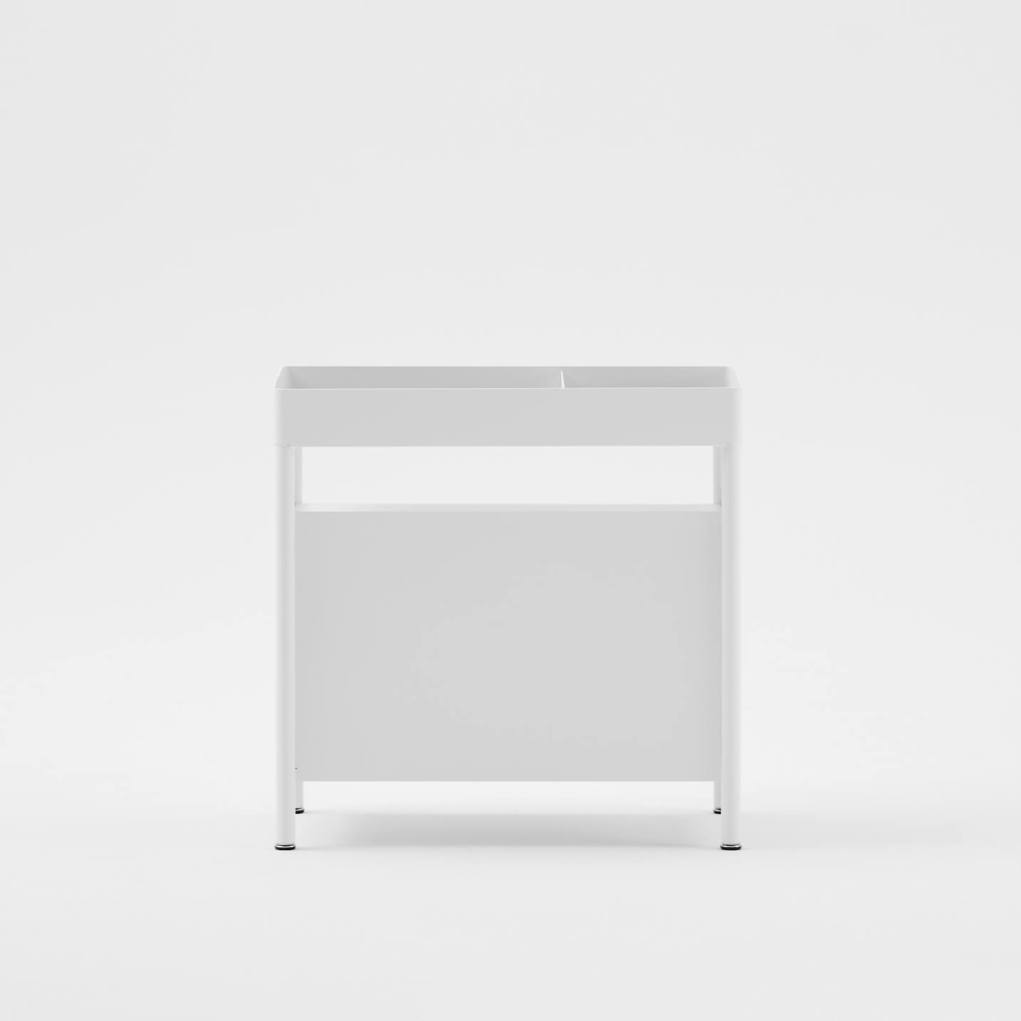 Nomad Storage Cart - Smooth Plaster (TR_PLS) / No Casters