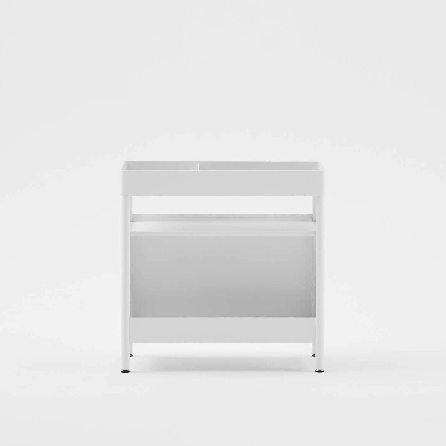 Nomad Storage Cart - Smooth Plaster (TR_PLS) / No Casters