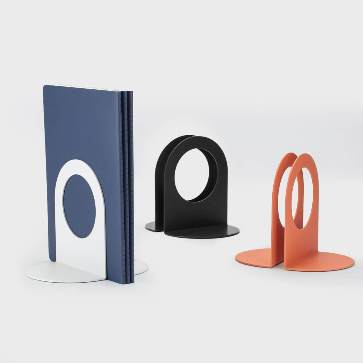 Perry Bookends - Charcoal (TR-F)