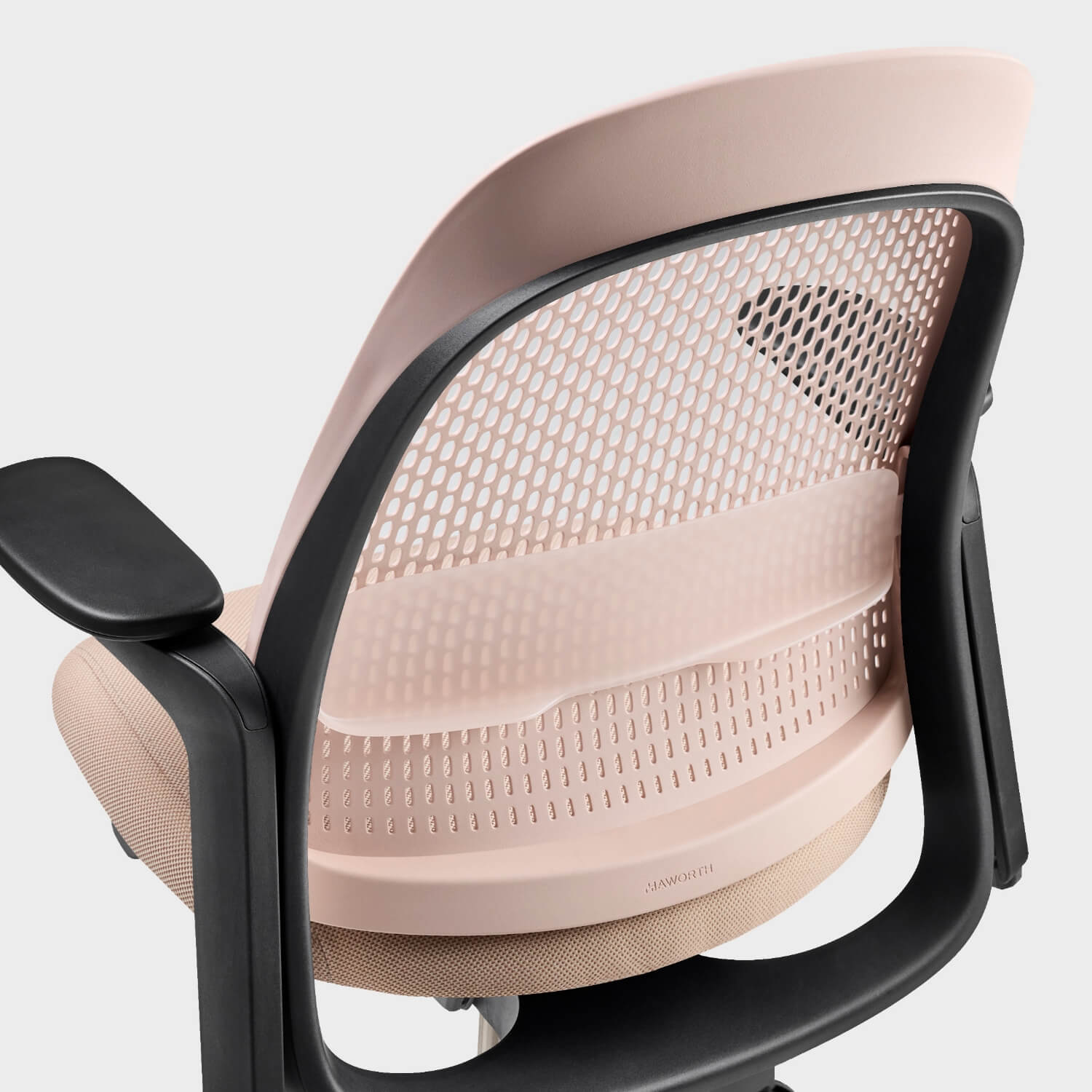 Breck Office Chair - Blush (2AV-IK) / Black (TR-F)