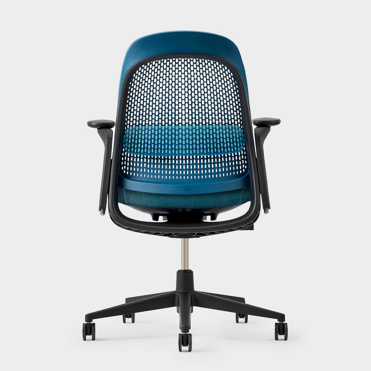 Breck Office Chair - Lagoon (3J-16) / Black (TR-F)