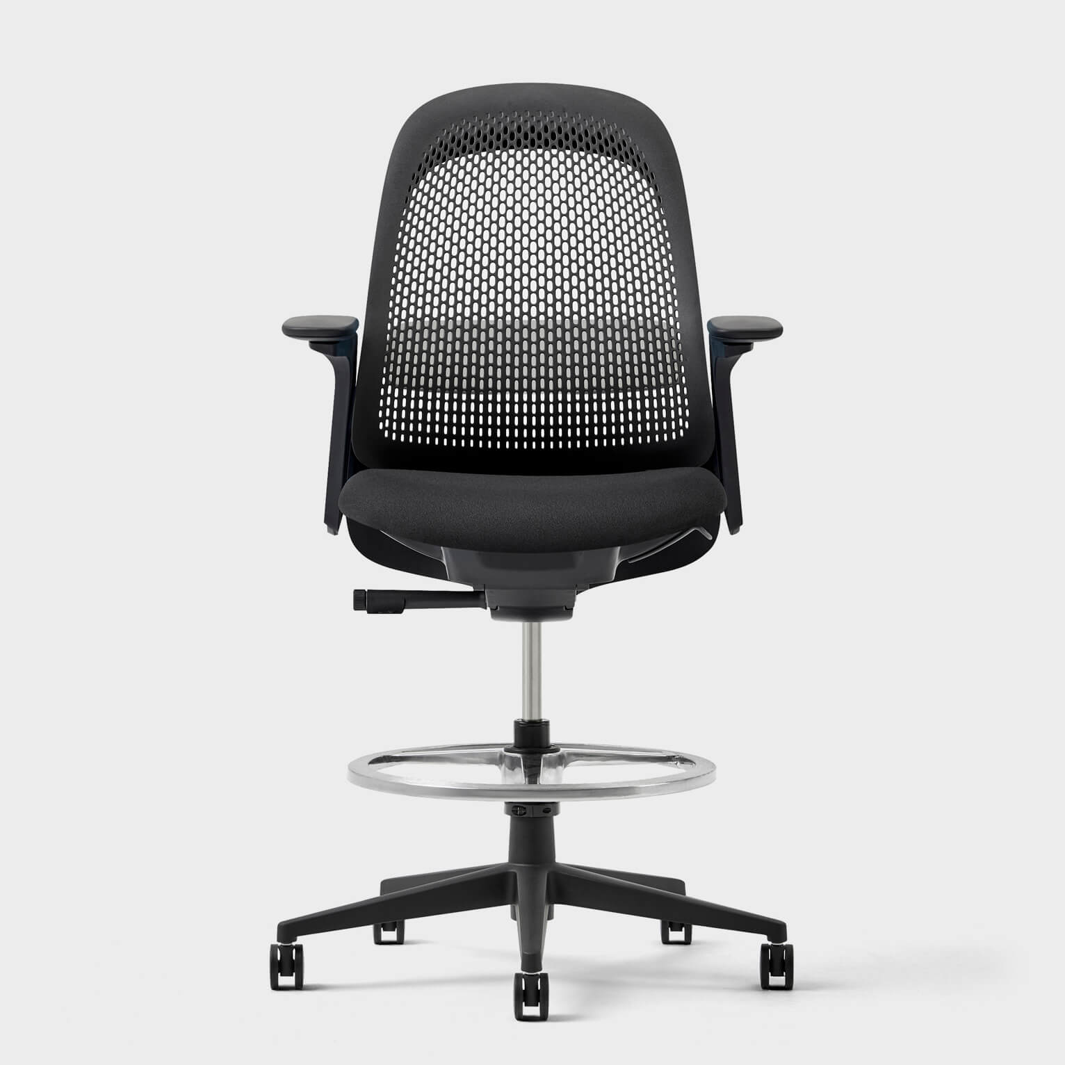 Breck Stool - Coal (3A-18) / Black (TR-F)