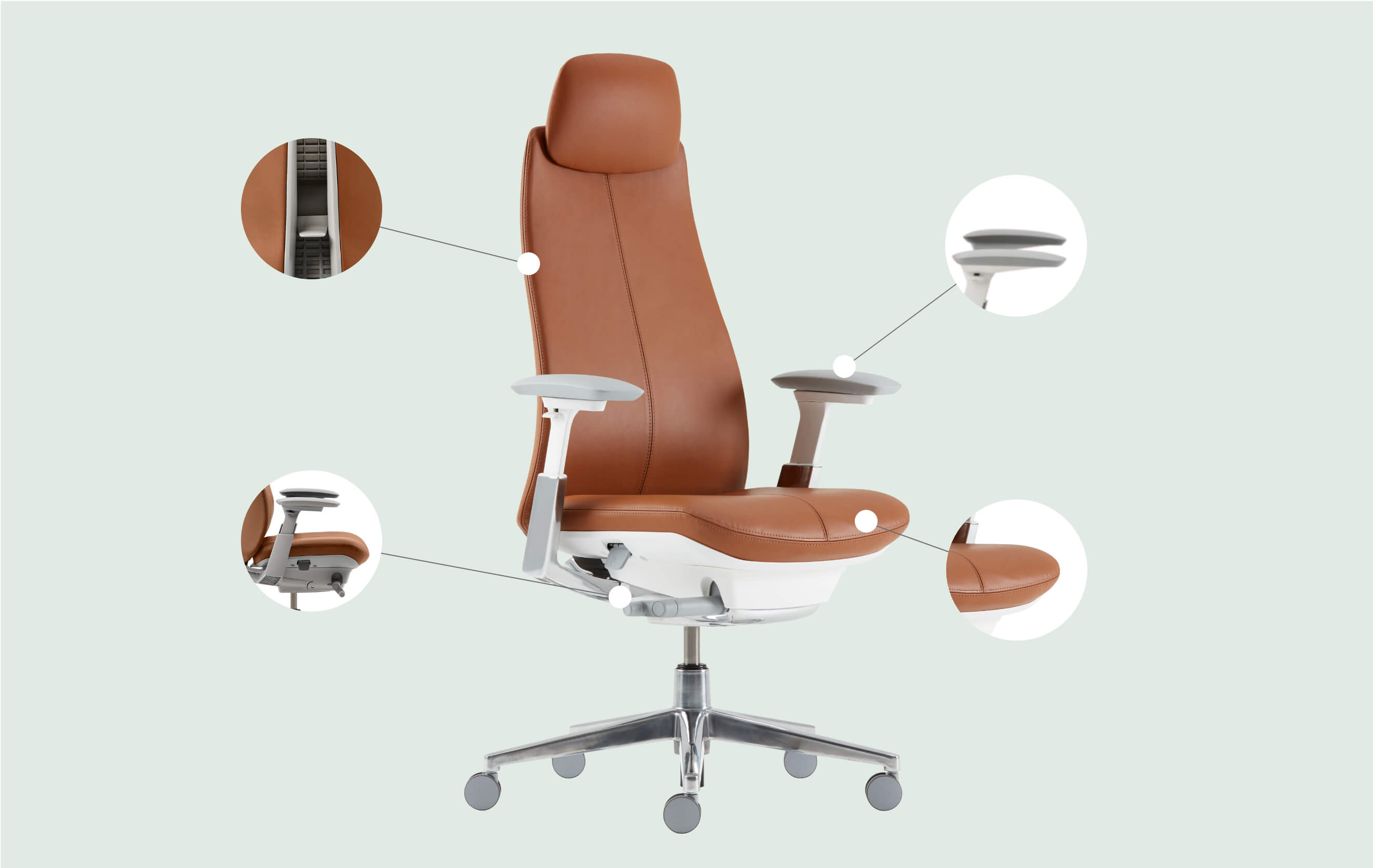 Haworth fern executive hotsell chair