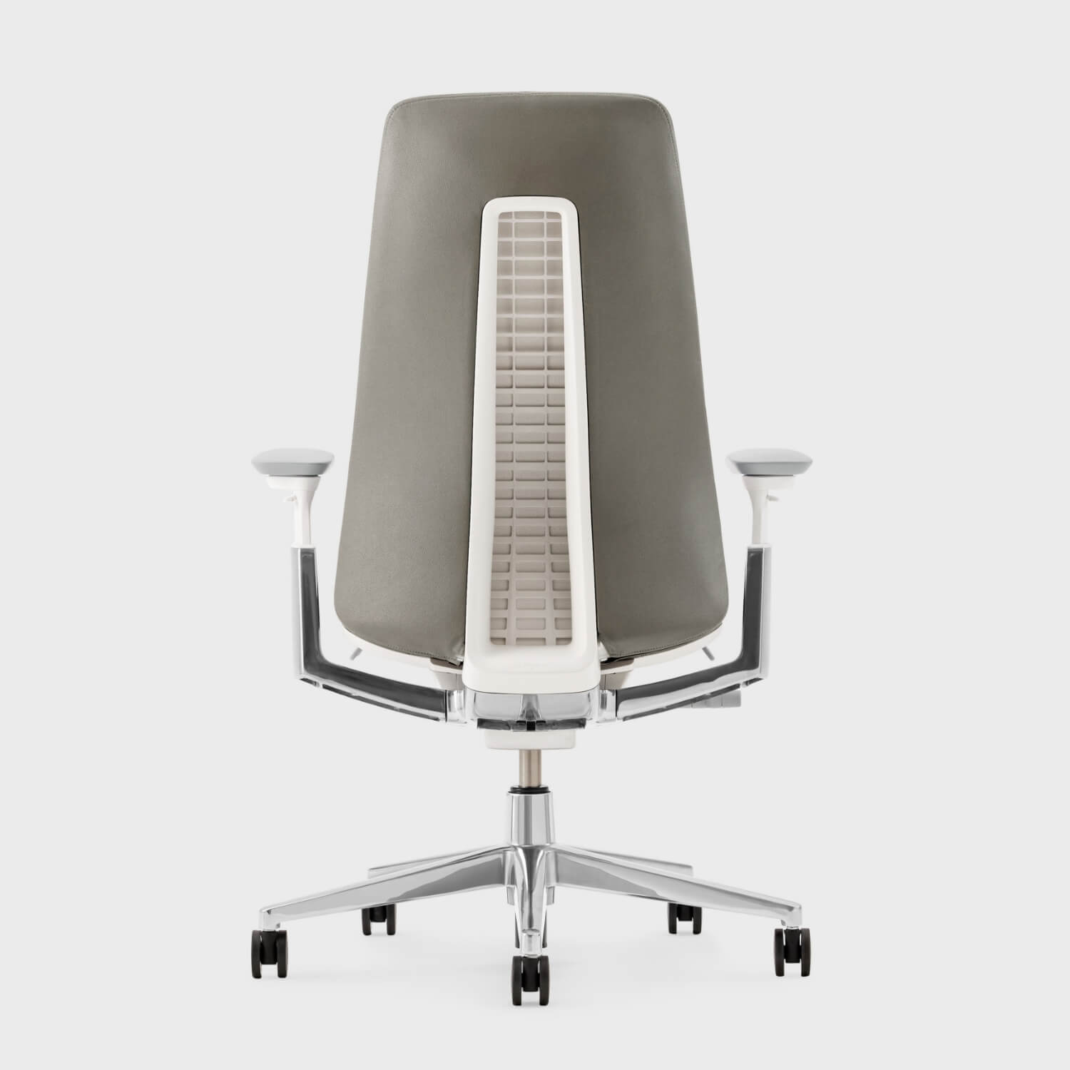 Fern Leather Outlet Chair - Brisa Ash (XG-22)