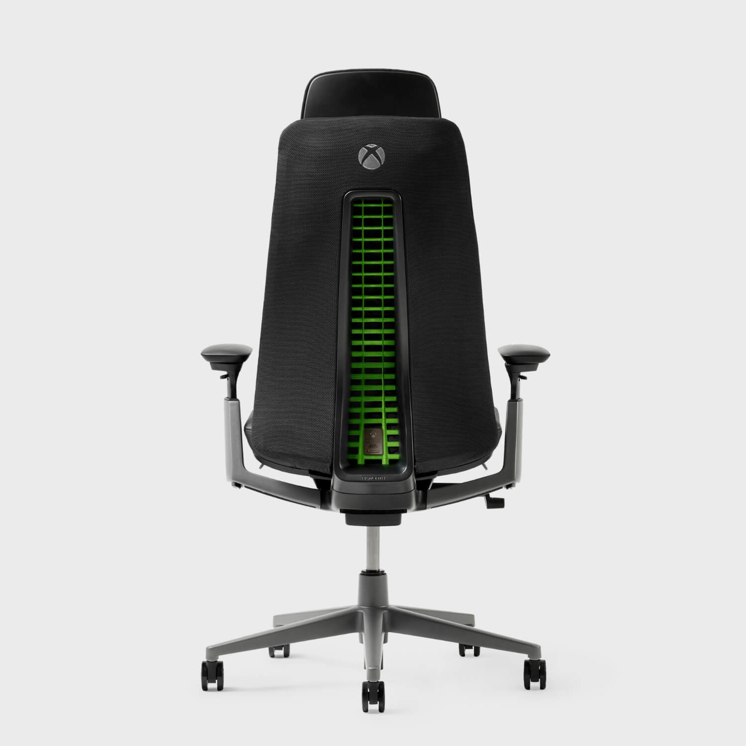 Haworth x Xbox: Fern Gaming Chair - Digital Knit / Black (XQ2_CB) / No
