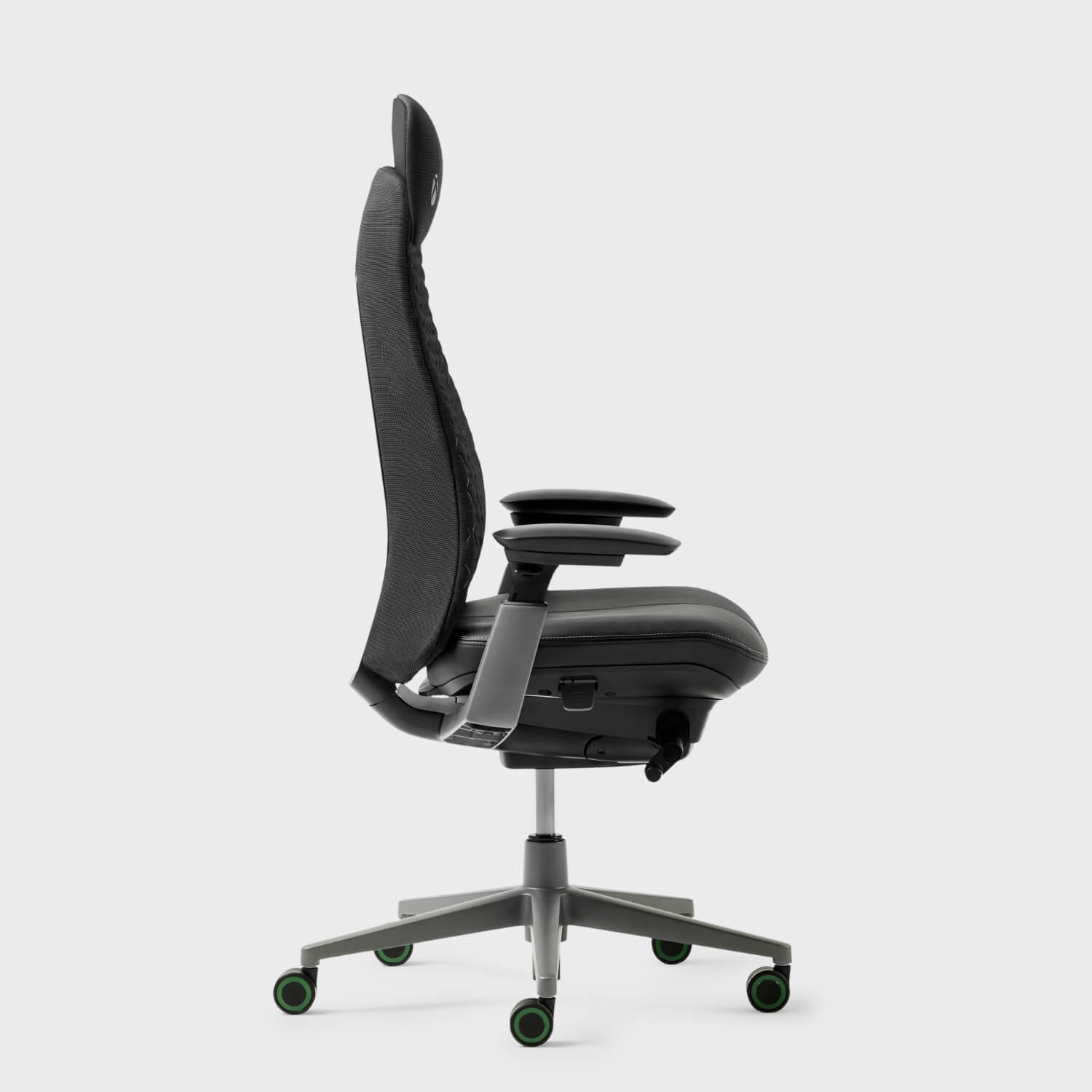 Haworth x Xbox: Fern Gaming Chair - Digital Knit / Black (XQ2_CB) / No