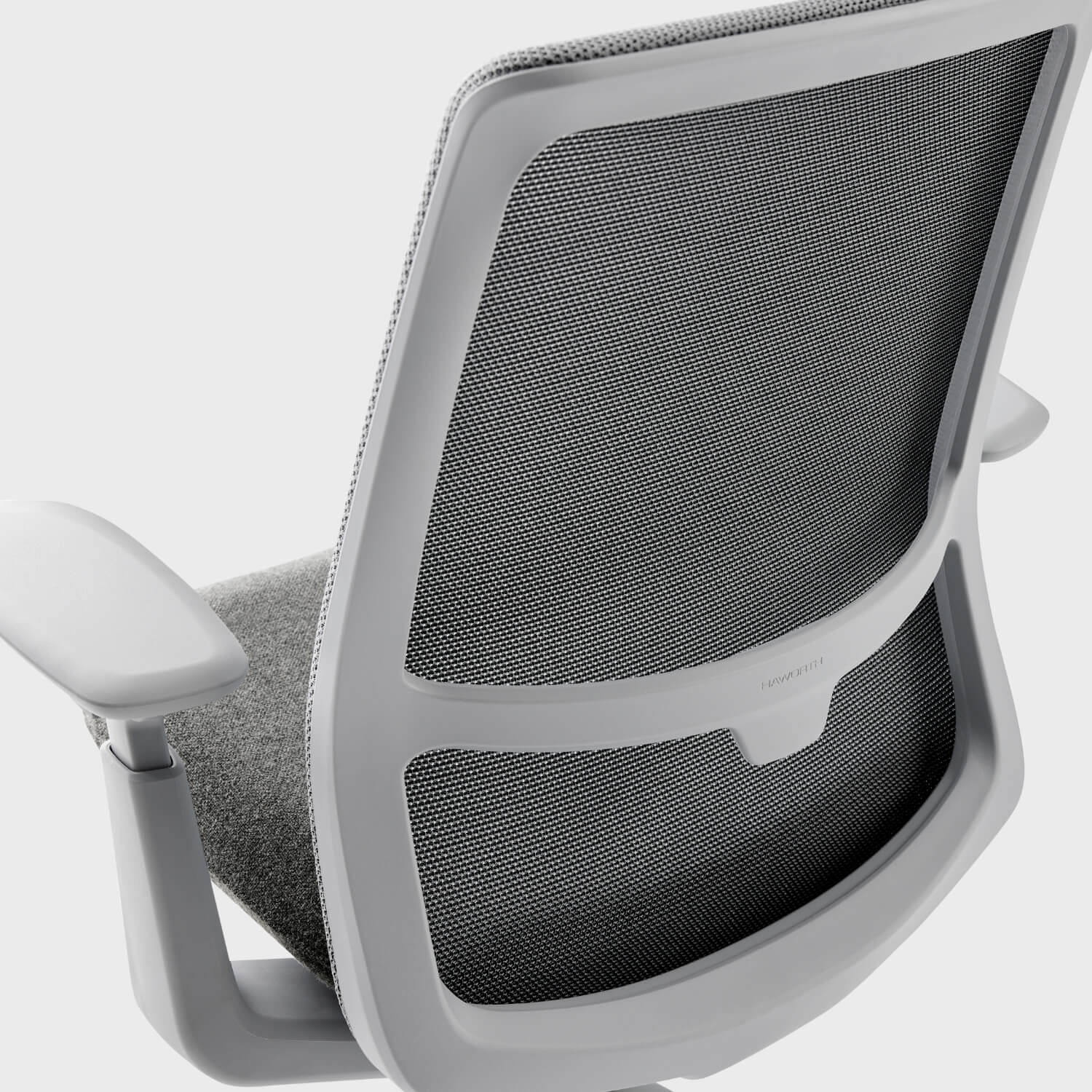 Soji Mesh Outlet Chair - Steel - Steel (6M_AR)