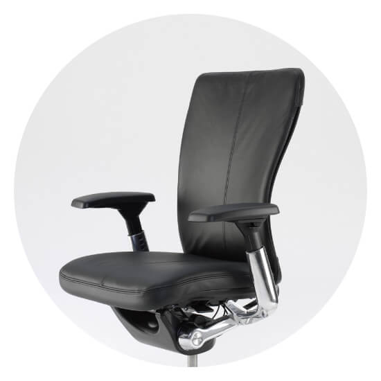 Zody Leather Office Chair Haworth Store