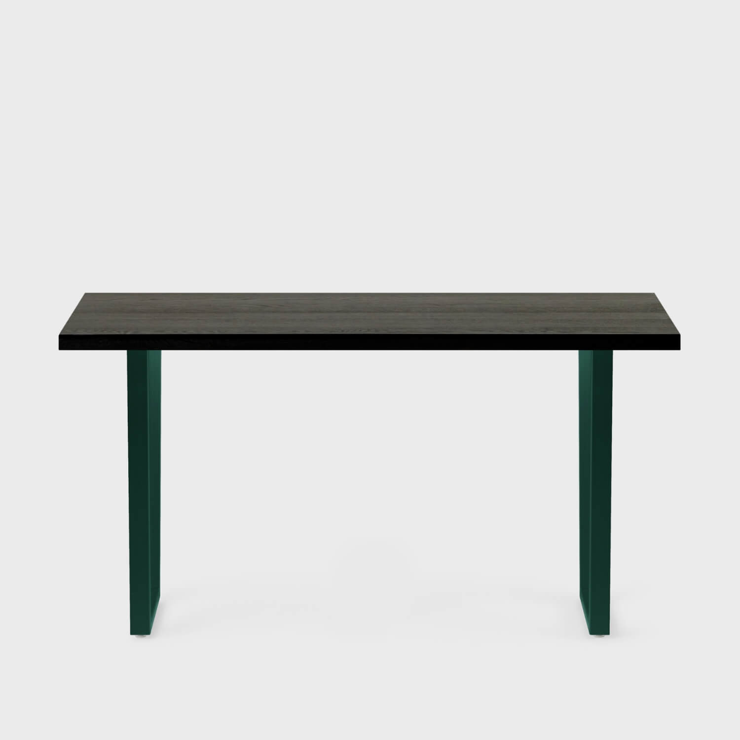 Elements Wood Top Tapered Leg Desk - Wood/29X58 / Tapered Leg / Ink on Ash (S_IA)/Moss (S_FM)