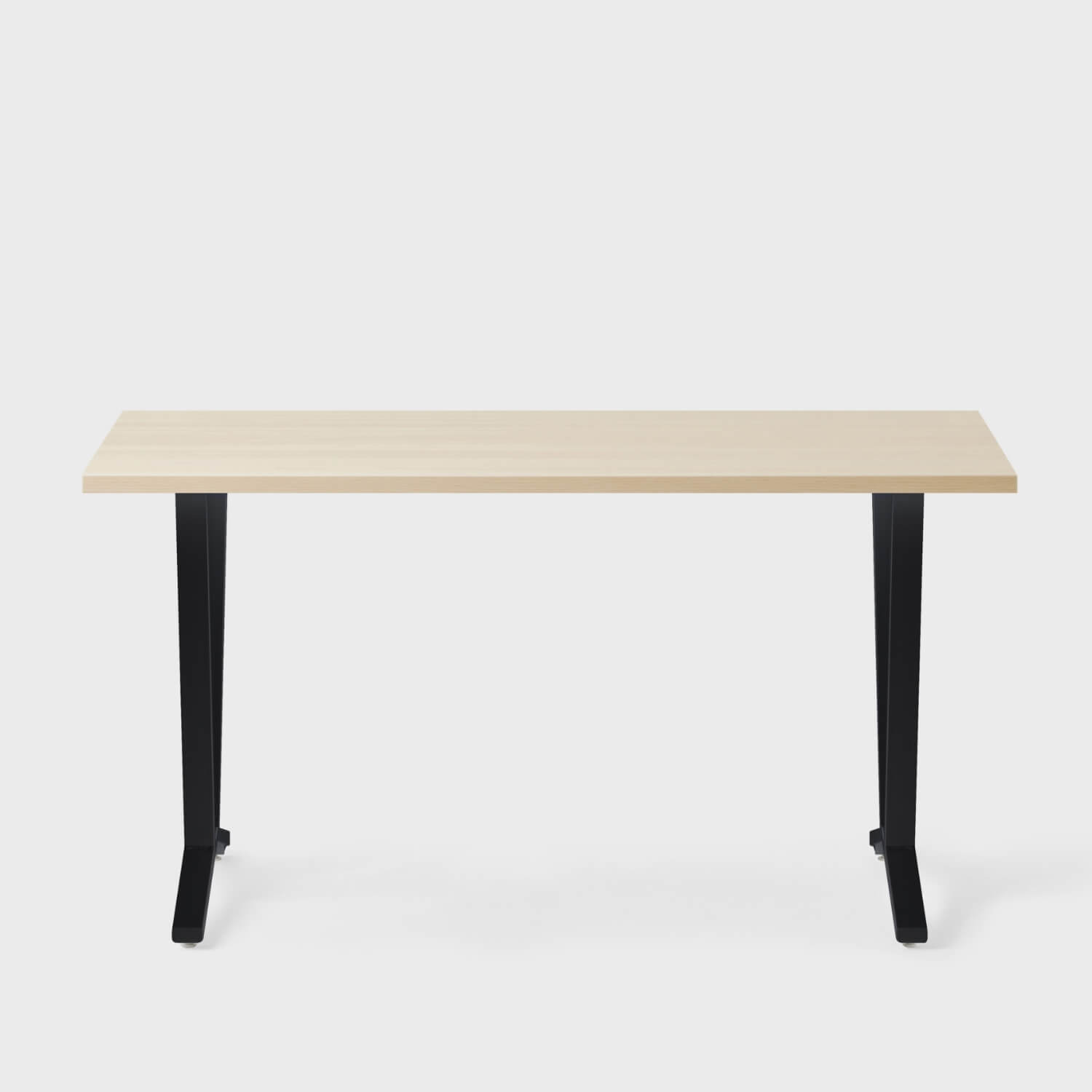 Elements Laminate Flare Leg Desk - 29X58 / Field Elm (H_KP) / Charcoal (TR_K)