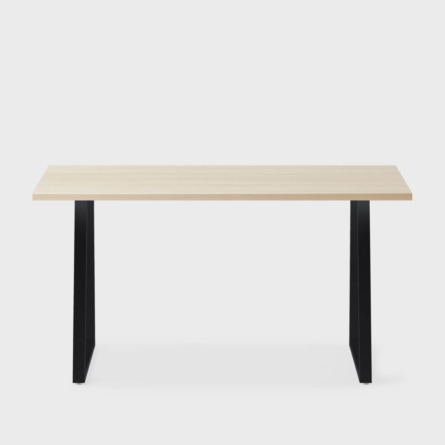Elements Laminate Top Wide Leg Desk - Laminate/29X58 / Wide Leg / Field Elm (H_KP)/Charcoal (TR_K)