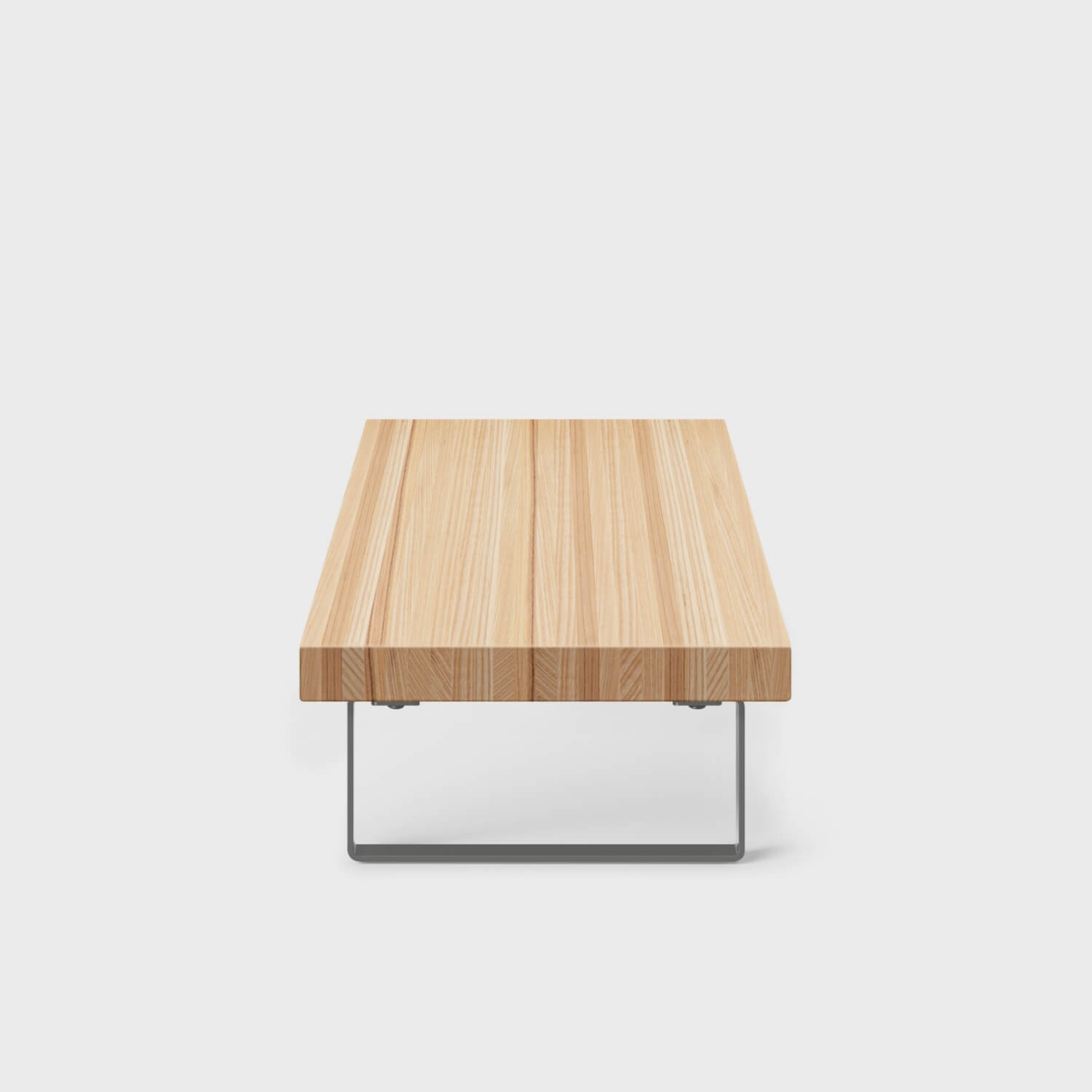 Elements Monitor Stand - Clear on Ash (S_CA) / Stone (S-ST)