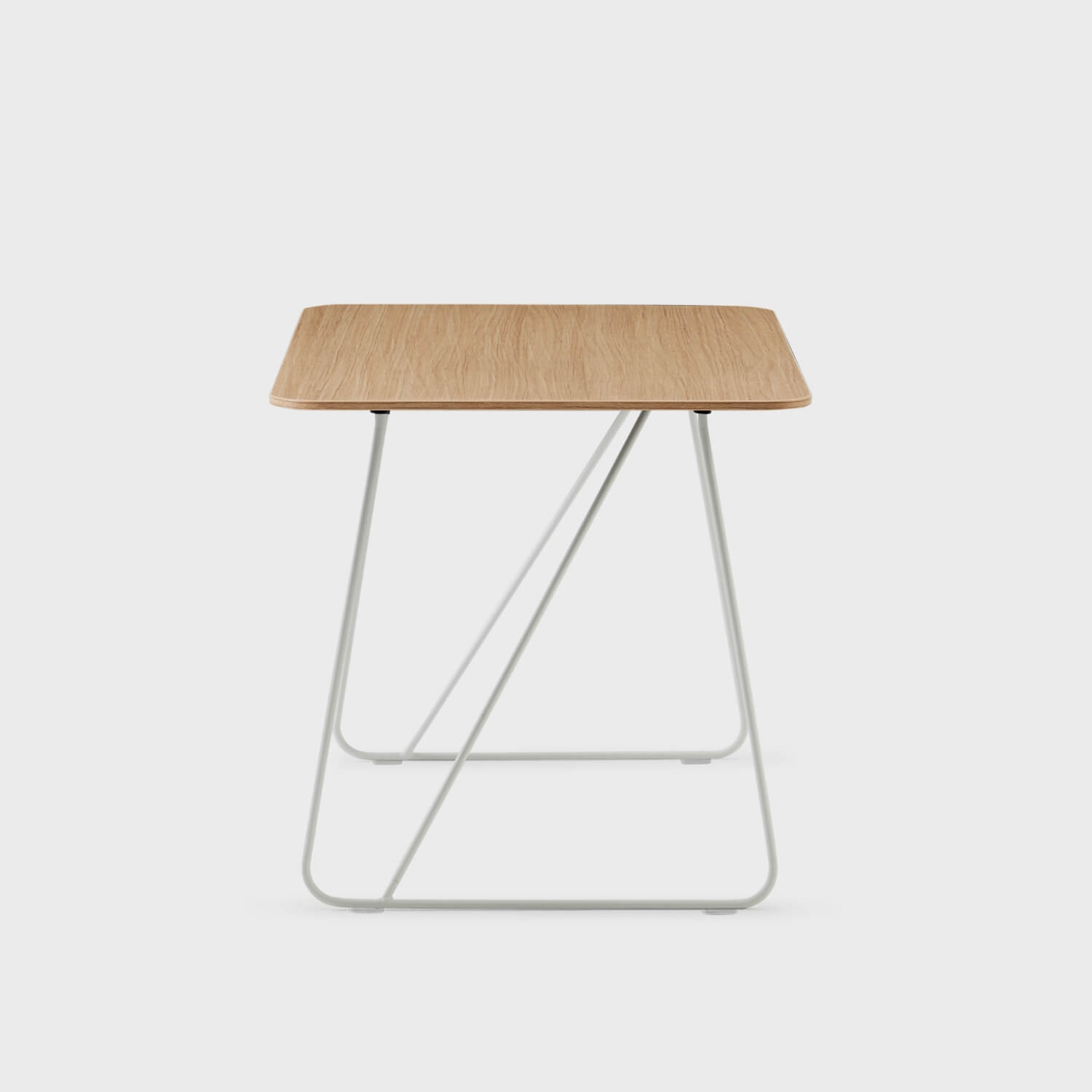Market Wire Frame Desk - Landmark (H-KM) / Smooth Plaster (TR-PLS)