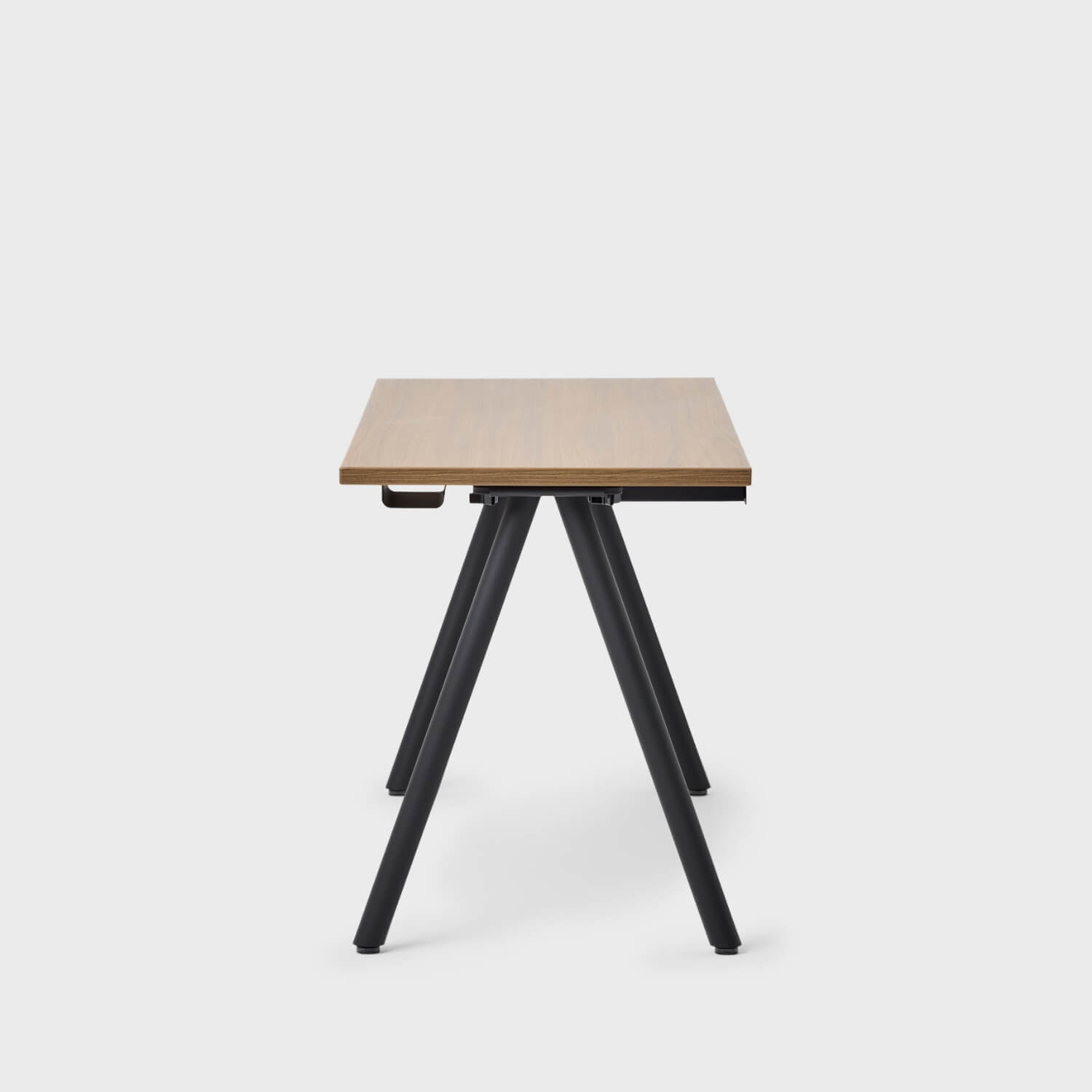 Metro Desk - Neo Walnut (H-KL) / 24 x 48 / Black (TR-K)