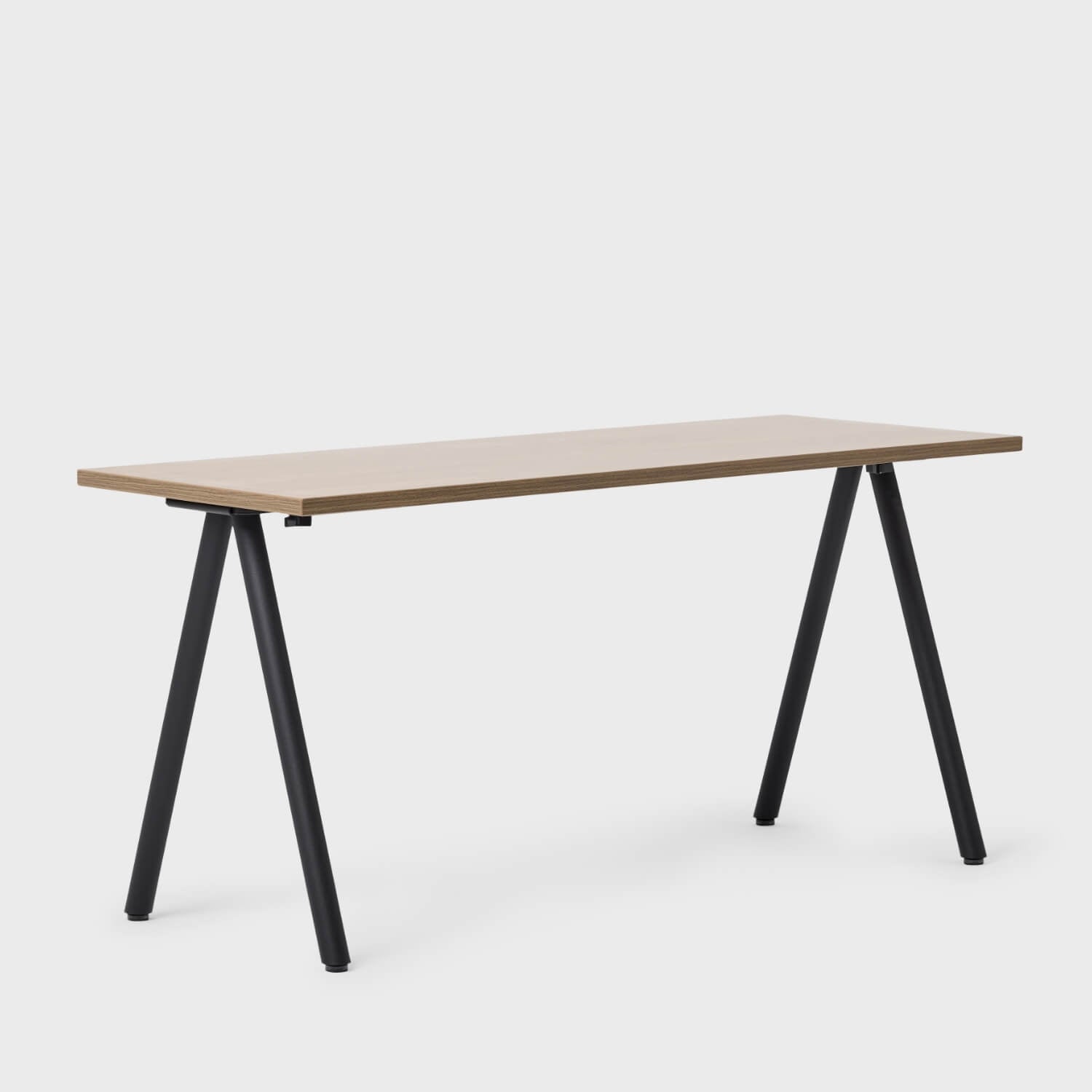 Metro Desk - Neo Walnut (H-KL) / 24 x 48 / Black (TR-K)
