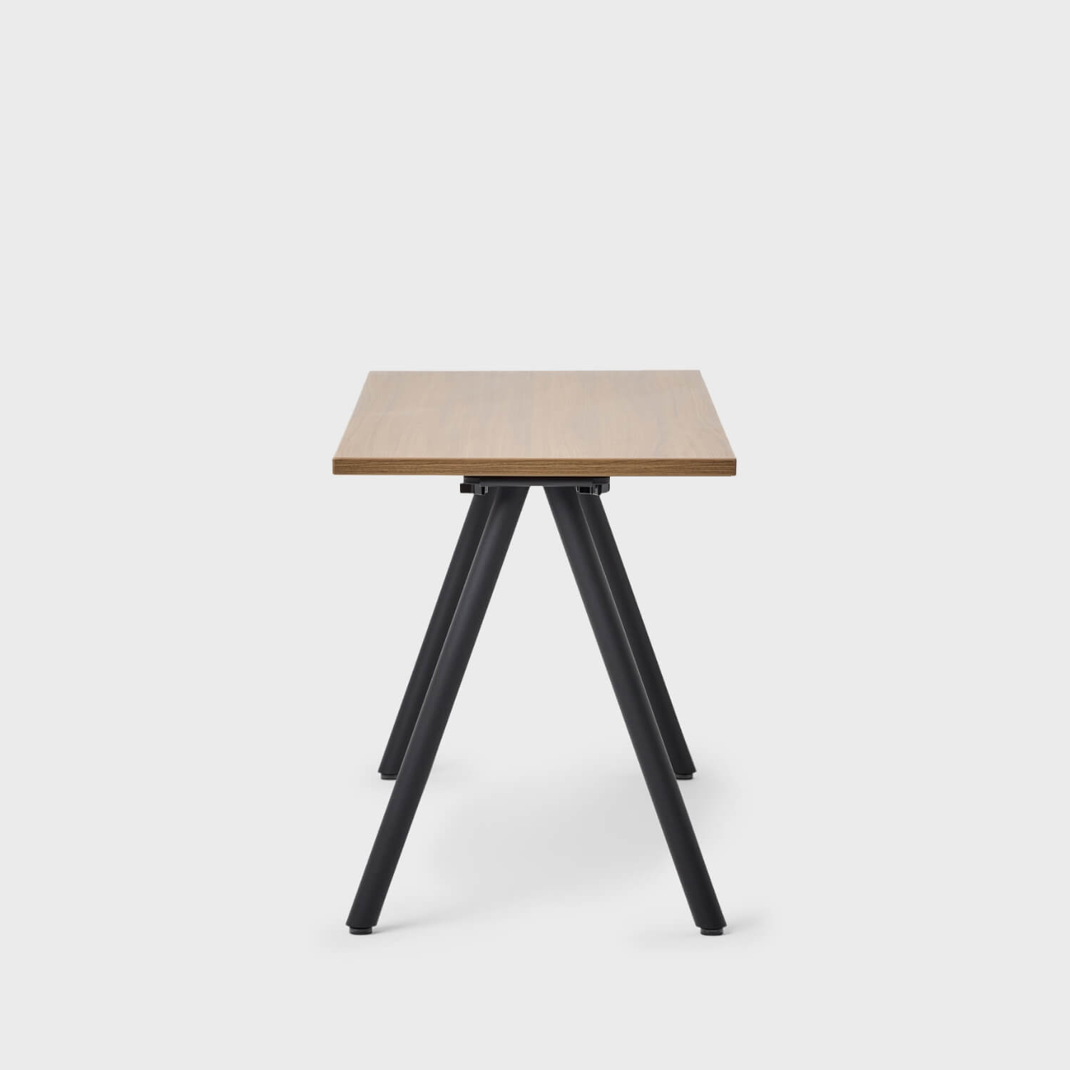 Metro Desk - Neo Walnut (H-KL) / 24 x 48 / Black (TR-K)