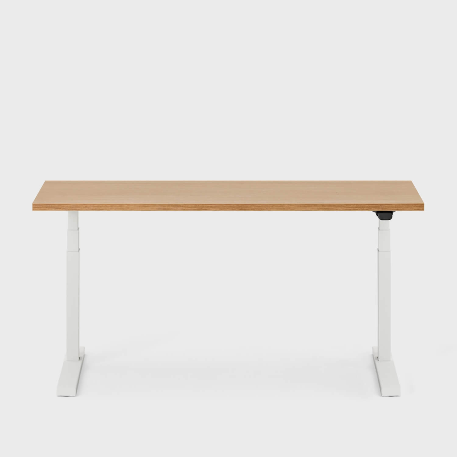 Upside Sit-to-Stand Desk - 23D x 46W / Landmark (H_KM)/White / Standard Range/Programmable Paddle