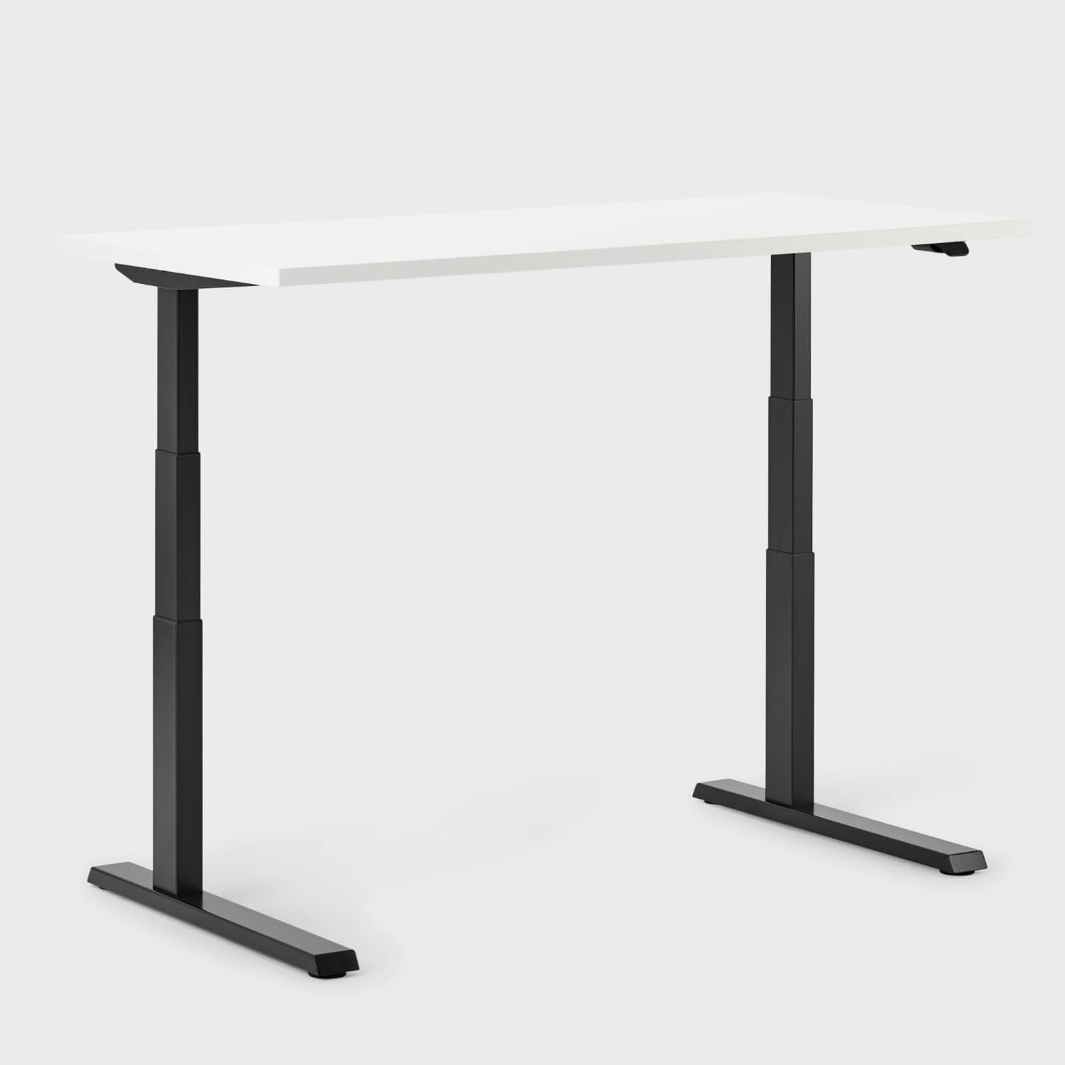 Breck Office Chair & Upside Sit-to-Stand Desk Set - Coal with Black Base (BRC_BK) / 29