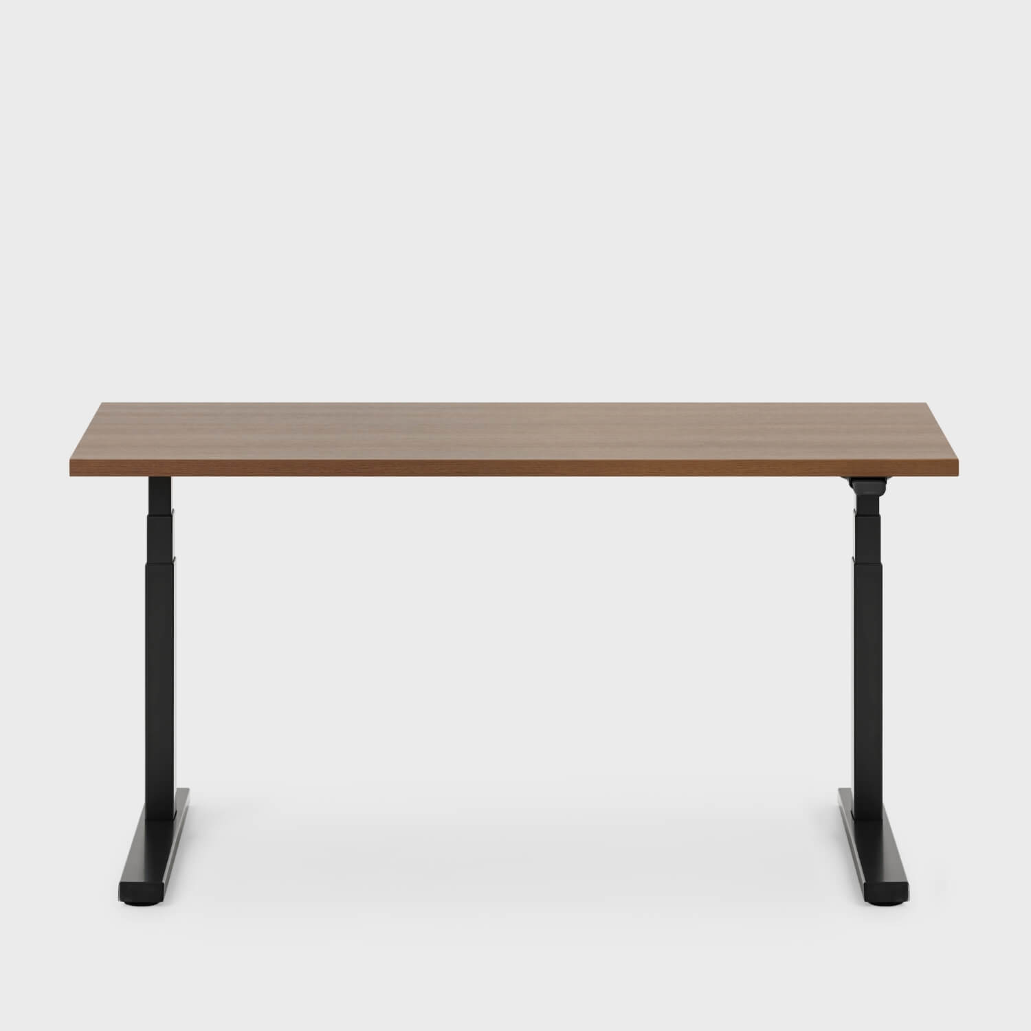 Upside Sit-to-Stand Desk - 29D x 70W / Neo Walnut (H_KL)/Black / Standard Range/Programmable Paddle