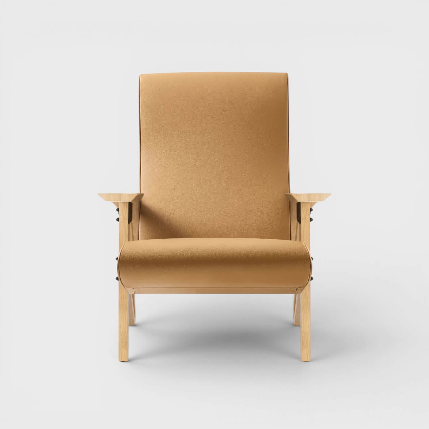 Gilda CM Lounge Chair - Nappa Leather - Cognac (ES-201)