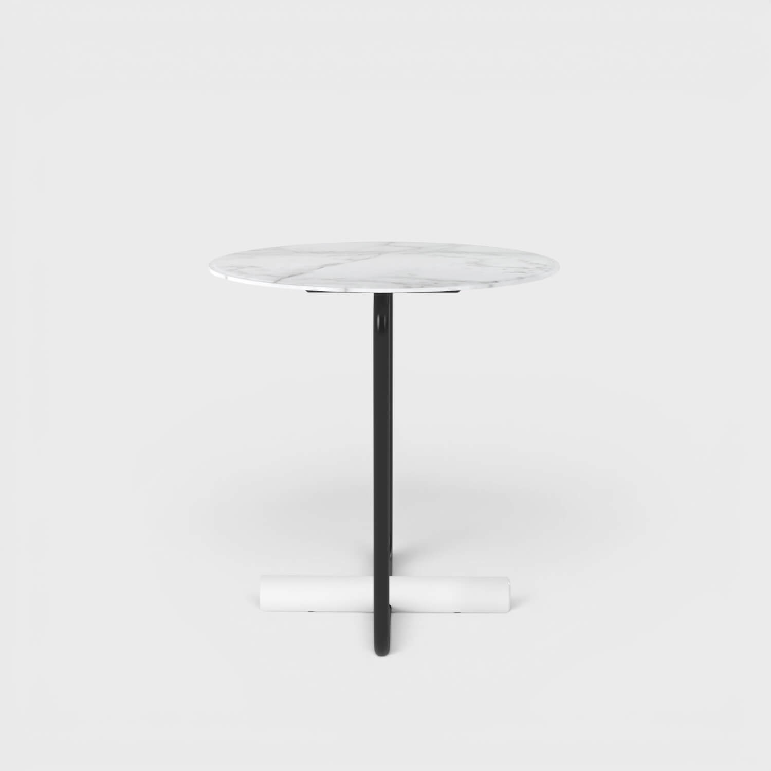 Toto Side Table - White Carrara Marble (ZMB_WC) / High